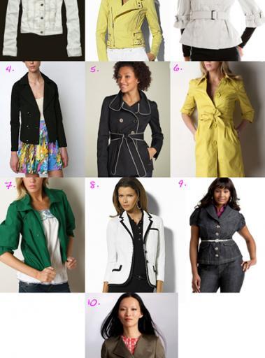 10 under $100: Spring Jackets