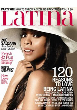 Zoe Saldana Covers the May Issue of Latina Magazine