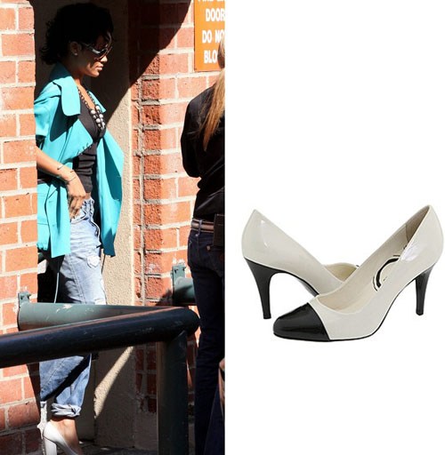 Steal of the Day: Rihanna Like Gabriella Rocha Black/White Pumps