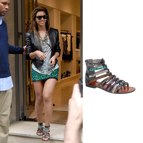 Steal of the Day: Beyonce’s Rosenberger Flat Sandals from Aldo