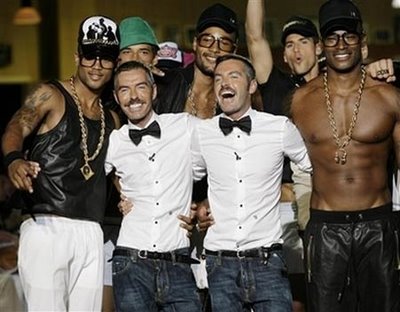 Men of Color in DSquared Show + BET Awards on Style.com