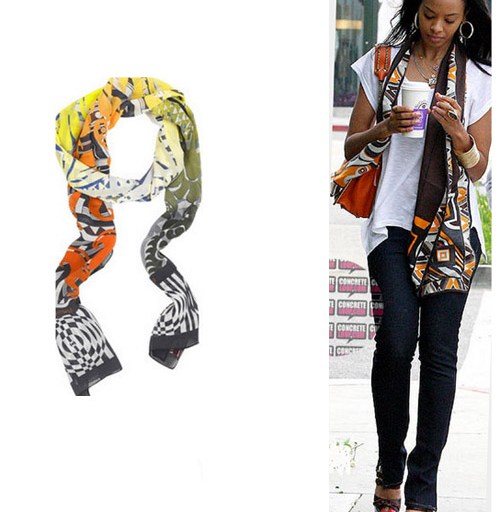 Steal of the Day: Vanessa Simmons Inspired Matthew Williamson Silk Scarf