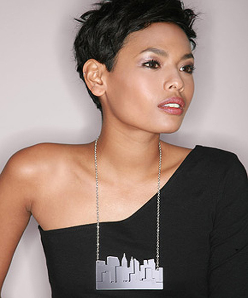 Steal of the Day: Asos Mirrored New York Skyline Necklace