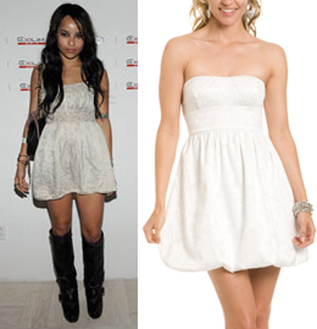 Steal of the Day : Windsor White Strapless Bubble Dress