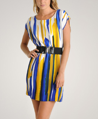 Steal of the Day : Forever 21 Belted Watercolor Dress