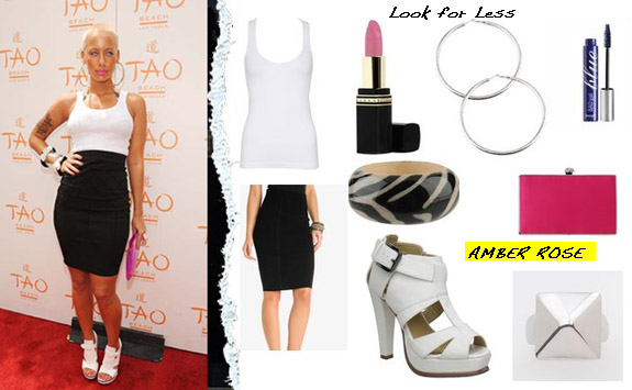 Look for Less : Amber Rose at Tao in Las Vegas