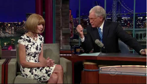 Video : Anna Wintour on David Letterman