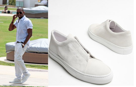 Men’s Fashion Flash  : Kanye West in Creative Recreation’s Turino Sneakers