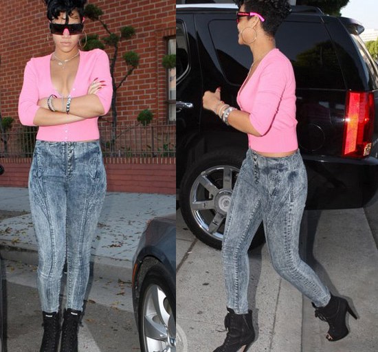 Hot! or Hmm…. : Rihanna in Acid Wash Jeans