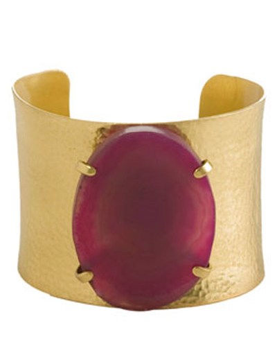 Steal of the Day: Arden B Agate Stone Cuff Bracelet