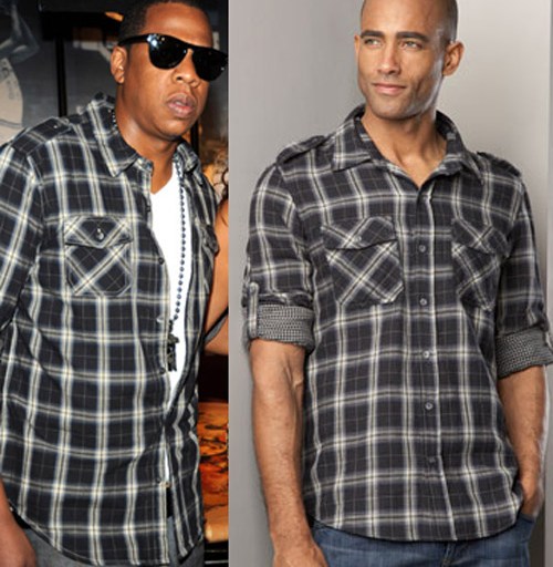 Men’s Fashion Flash : Jay-Z’s Vince Plaid Shirt
