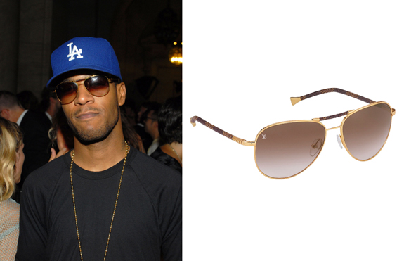 Men’s Fashion Flash: Kid Cudi’s Louis Vuitton Conspiration Pilote Sunglasses
