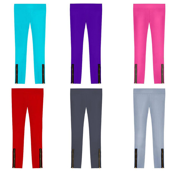 Chickdowntown + Twitter Giveaway : LNA Zipper Leggings!