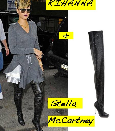 Splurge of the Day : Rihanna’s Stella McCartney Thigh High Boots