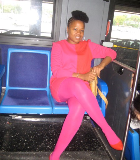 Fashion Bombshell of the Day : Zaine from the M60 Bus