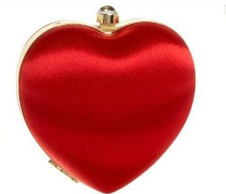 Steal of the Day: La Regale Satin Minaudiere Heart