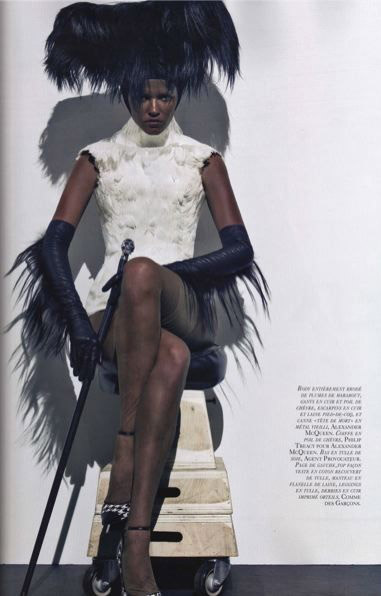 Fashion News: Model Lara Stone Painted in Blackface for Paris Vogue