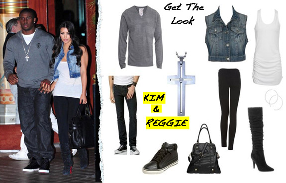 Get the Look : Kim Kardashian and Reggie Bush at the Cheesecake Factory