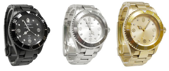 Men’s Fashion Flash: A Bathing Ape Bapex watches
