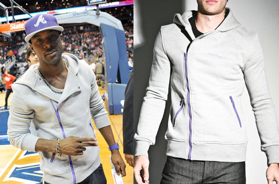 Men’s Fashion Flash: Lance Gross in N4E1 Injection Sideways Zip Hoodie