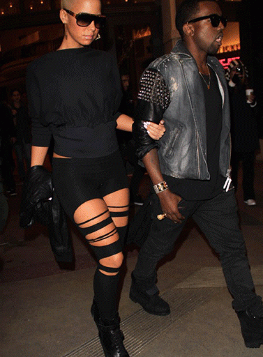 Get the Look : Kanye West and Amber Rose’s Date Night