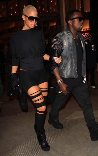 Get the Look : Kanye West and Amber Rose’s Date Night