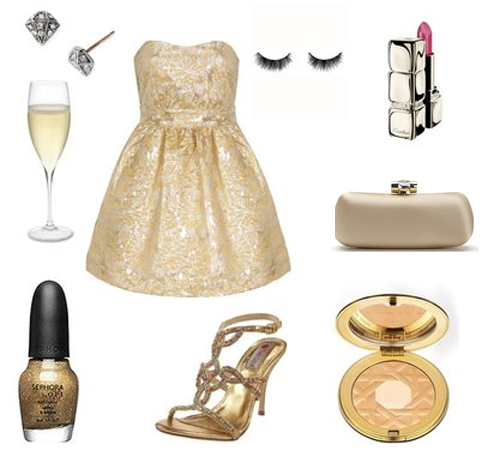 Holiday Style Inspiration : Golden Lady