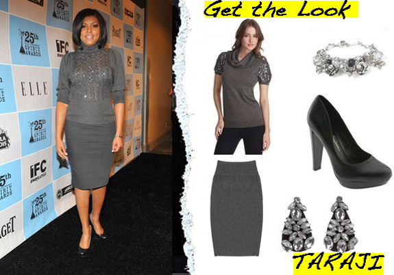 Get the Look : Taraji P. Henson at the 25th Annual Film Independent Spirit Award Nominations