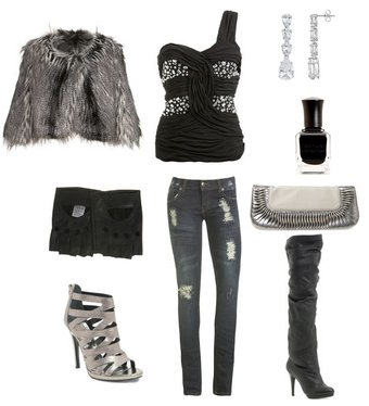 Holiday Style Inspiration : Faux Fur, Diamonds, and Fingerless Gloves