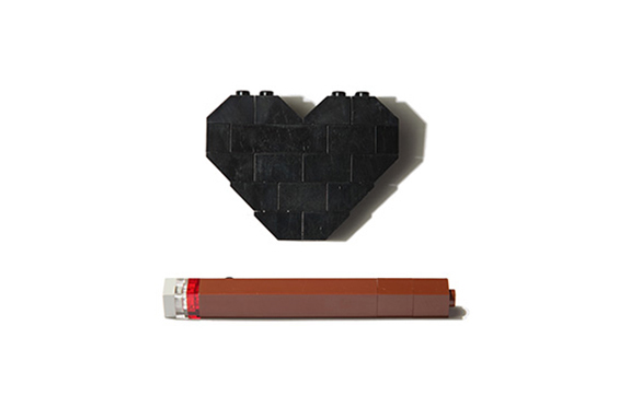 Men’s Fashion Flash : Dee & Ricky’s Black Heart Brooch