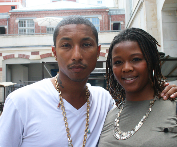 Claire’s Life: The Fashion Bomb Meets Pharrell at the Louis Vuitton Spring 2010 Menswear Show