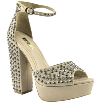 Wardrobe Query: Leona Lewis’s Nobu Dinner Crystal Studded Sandals