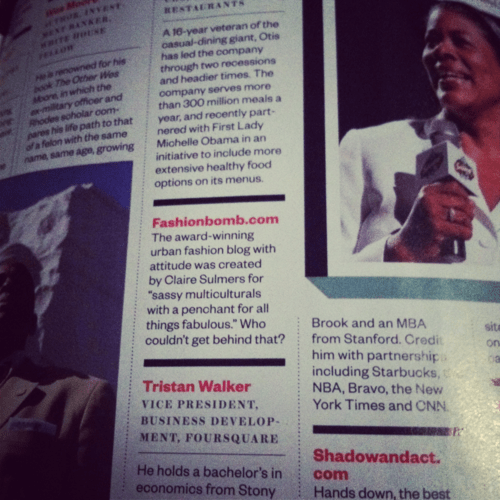 The Fashion Bomb Makes Ebony Magazine’s Power 100 List!