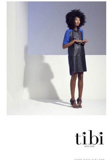 Fashion News: Julia Sarr-Jamois Poses for Tibi Spring 2012