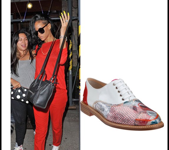 Splurge: Rihanna’s Da Silvano Restaurant Christian Louboutin Havana Woman Trash Oxfords
