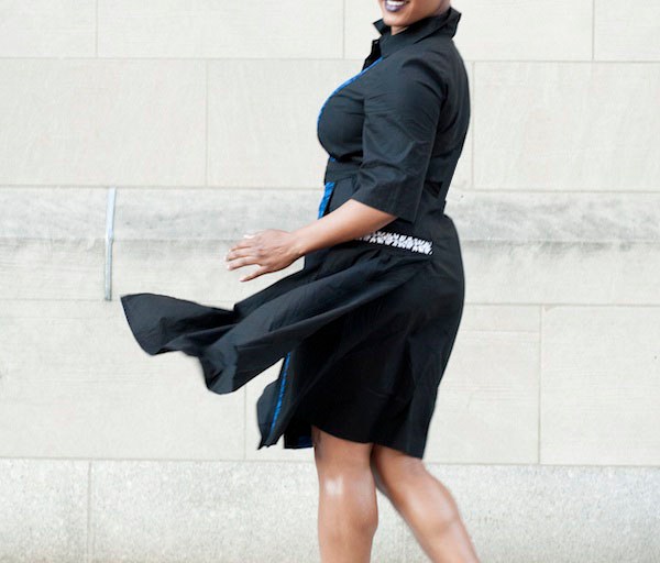 Claire’s Life: The NYULYP General Meeting in a Suno Fall 2013 Cotton Embroidered Dress and Jimmy Choo Suede Creme Pumps