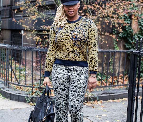 Thanksgiving Style Diary: A Kenzo Tiger Beaded Sweater, ASOS Metallic Print Pants, and DSquared2 Rasso Pumps