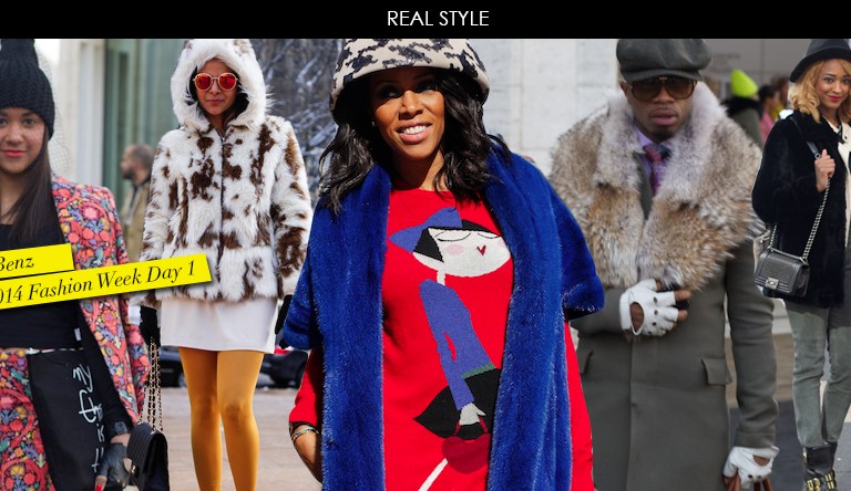 Real Style: Mercedes Benz Fall 2014 Fashion Week Day 1