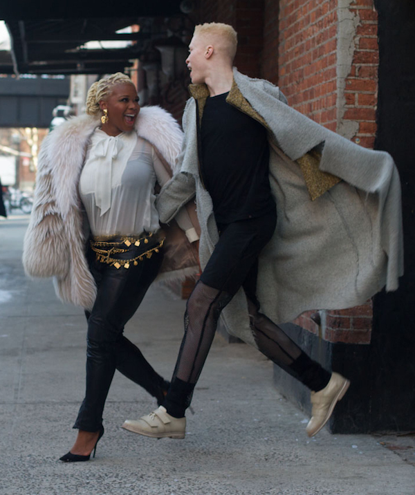 Mercedes Benz Fall 2014 Fashion Week Style Diary Day 2: A Duckie Confetti Coat, All Saints Leather Pants, and Chanel Chain Belts from A Second Chance