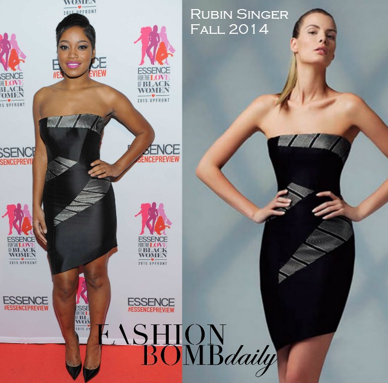 Hot! or Hmm…: Keke Palmer’s NYC ESSENCE 2015 Upfront Event Rubin Singer Fall 2014 Collection Cocktail Dress