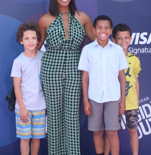 Splurge: Garcelle Beauvais’s Inside Out Premiere Diane von Furstenberg Ireland Open Back Silk Jumpsuit
