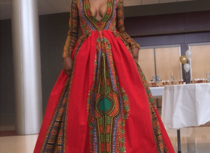 Future Parsons Student and High School Senior Kyemah Mcentyre Makes Waves With Afrocentric Prom Dress of Her Own Design