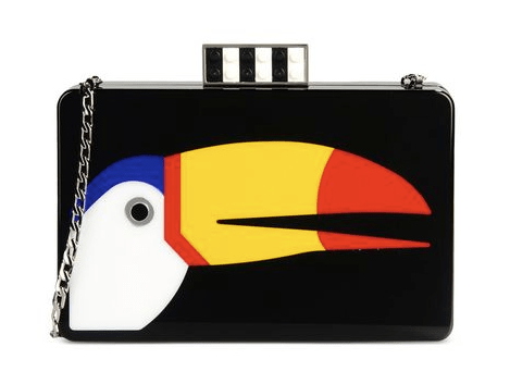 Bomb Product of the Day: Les Petits Joueurs Toucan Acrylic Clutch
