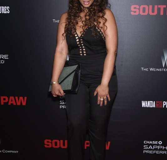 Splurge: Dascha Polanco’s <em>Southpaw</em> New York City Premiere House of CB Talika Jumpsuit