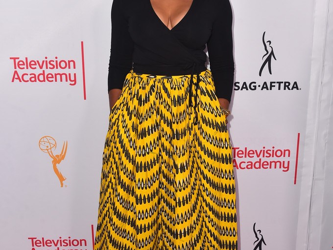 Splurge: Garcelle Beauvais’s Television Academy And SAG-AFTRA Cocktail Reception Tribal Groove Yellow African Printed Maxi Skirt + On the Scene Featuring Malinda Williams, Karlie Redd, Tichina Arnold, and More!