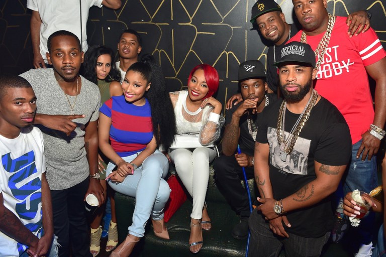 Splurge: Nicki Minaj’s The Pink Print Tour Atlanta Stop Stella McCartney Red and Blue Striped Top + Her After Party Featuring Meek Mill, Monica Brown, Toya Wright, and more!
