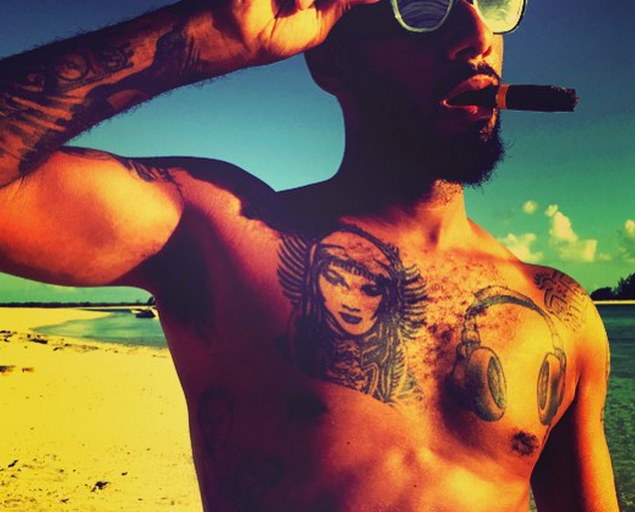 Men’s Fashion Flash: Swizz Beatz’s LoveCation Instagram Louis Vuitton Mirrored Indice Tortoise Sunglasses