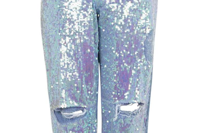 Bomb Product of the Day: Topshop’s Moto Sequin Boyfriend Jeans