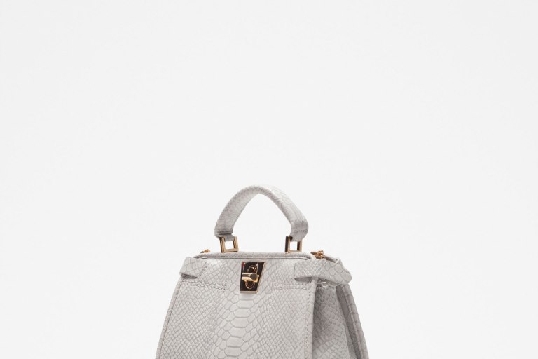 Bomb Product of the Day: Zara’s Grey Mini City Bag with Double Closure