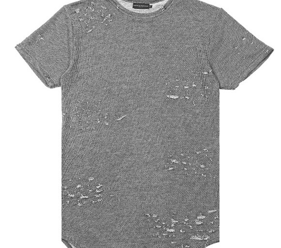 Bomb Product of the Day: KNYEW’s Distressed Chain Mail Long Tee as Seen on Karrueche Tran